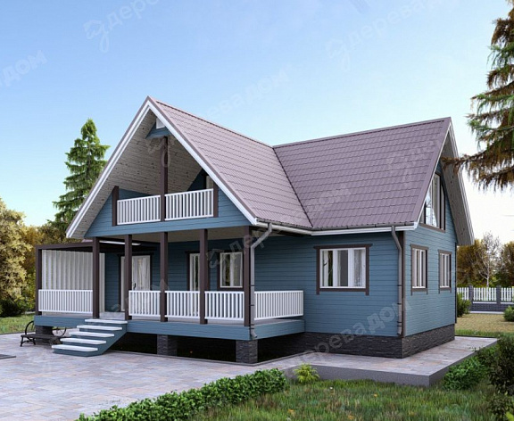 Каркасный дом 12х6 «Байкал 23»