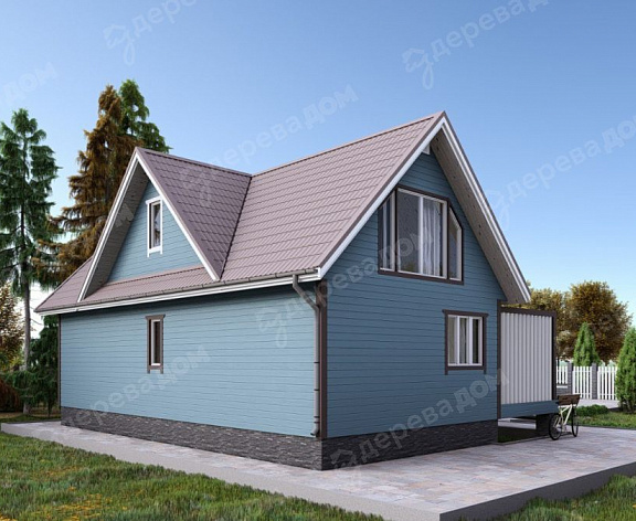 Каркасный дом 12х6 «Байкал 23»